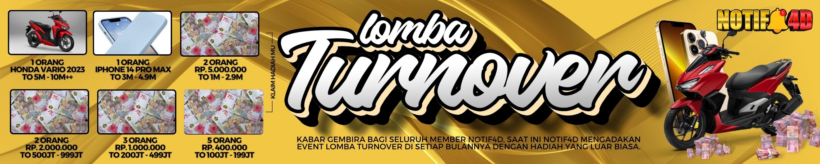 LOMBA TURNOVER NOTIF4D
